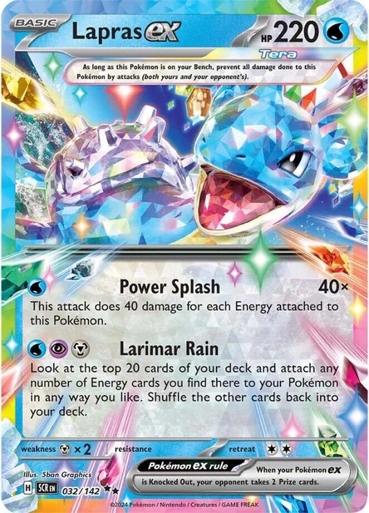 Lapras EX - 032/142: SV07 Stellar Crown